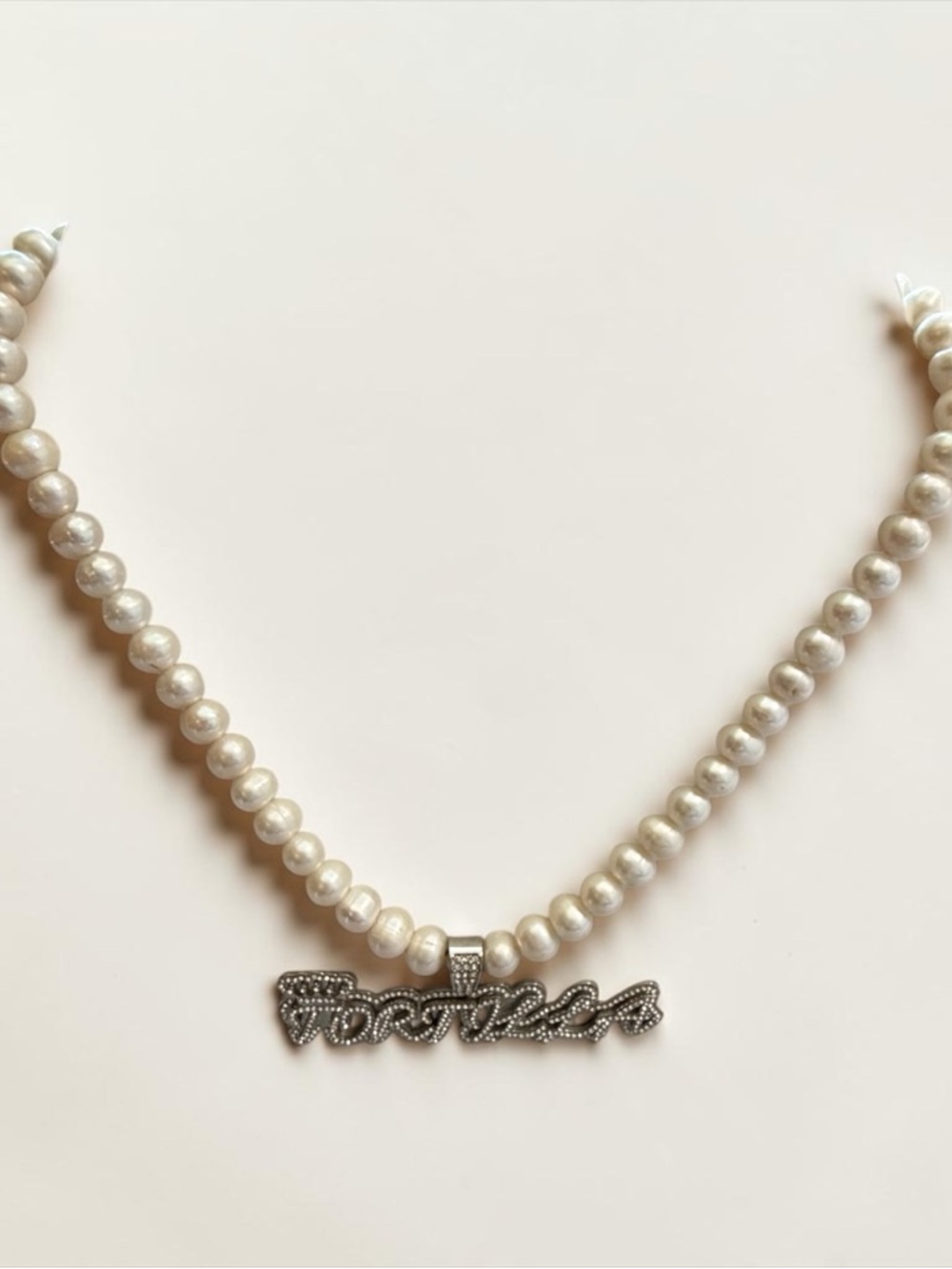 ELC20 Custom “Tortilla” Freshwater Pearl Necklace